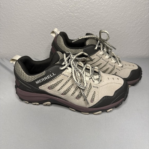 Merrell Shoes - Merrell Womens Crosslander 3 Hiking Shoes Size 7.5 Stone Purple J037998